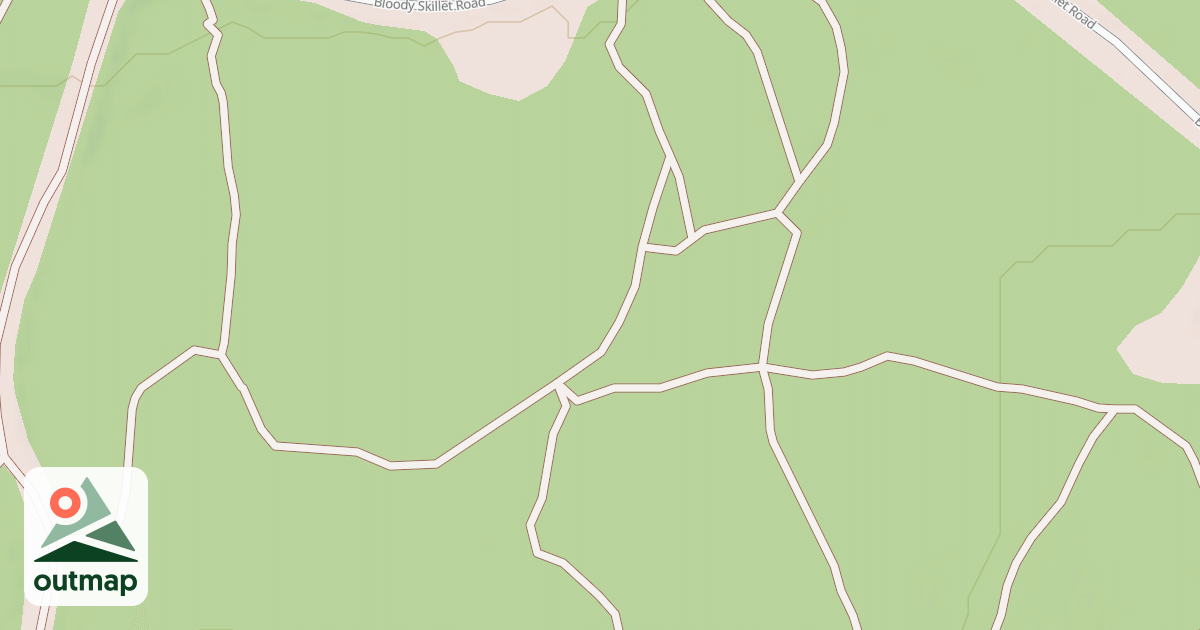 Map of Bloody Skillet ATV Trail