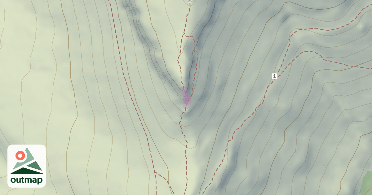 Map of Bataillouse face sud