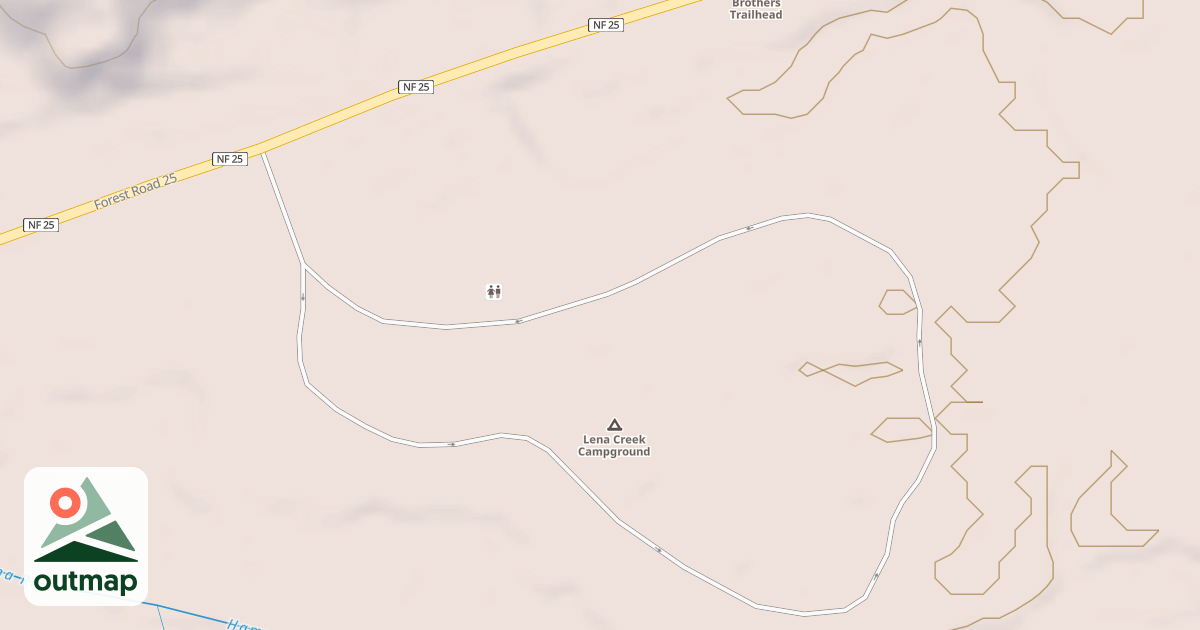 Map of LENA CREEK CG