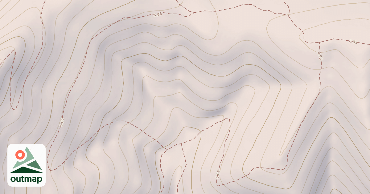 Map of BLUE MTN LOOKOUT MC EAST LOOP
