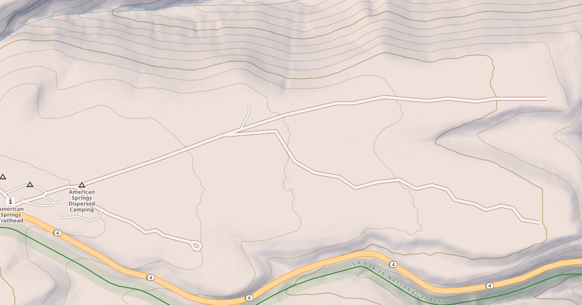Map preview of USFS Motor Vehicle Use Map Roads {2F0C53C4-3A30-41D9-B516-32075EB49EDC}