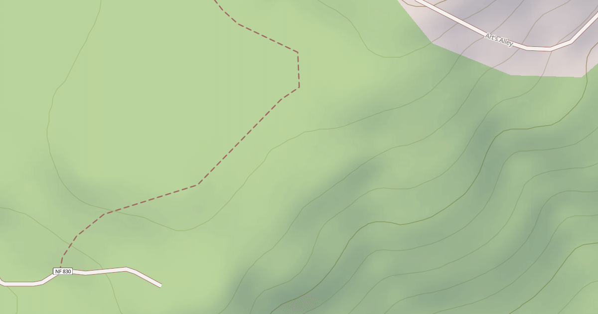 Map preview of Santiam Pass Ohv Jeep Tr 211