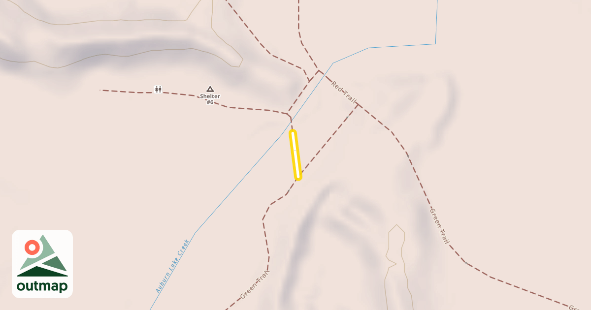 Map of Red Trail