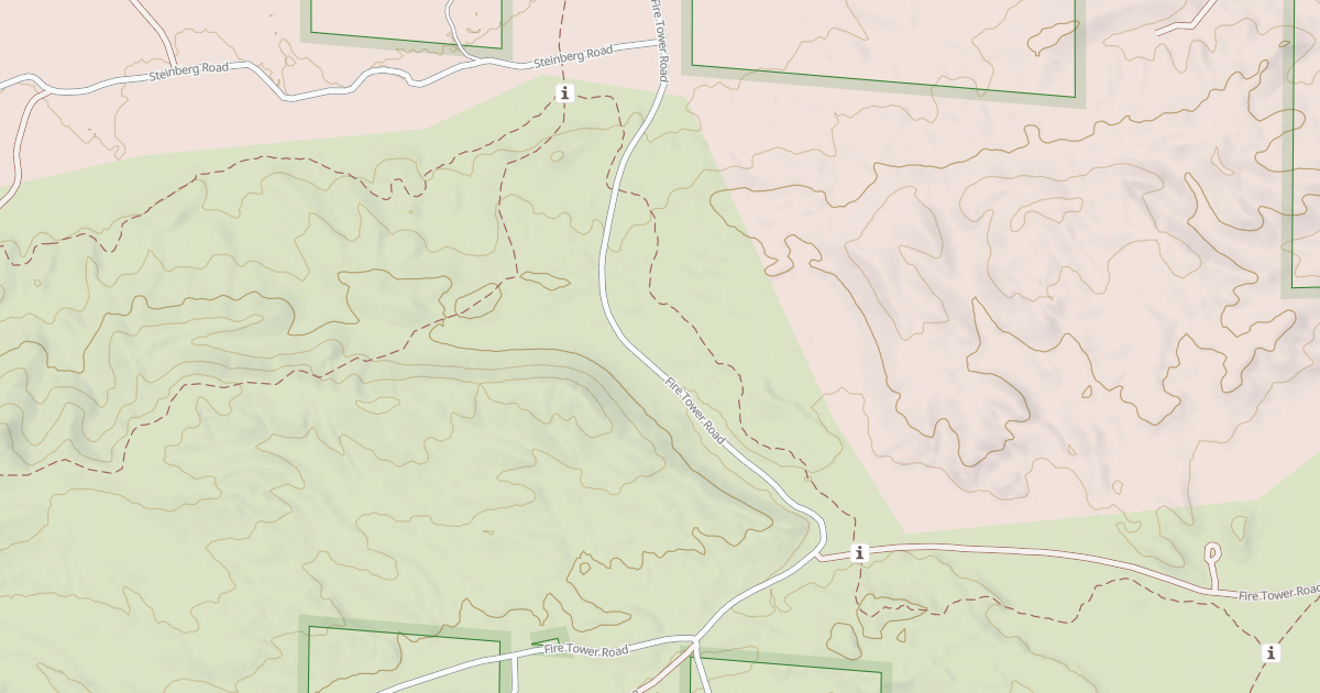 Map preview of UDELL FIRETOWER INTERP SITE