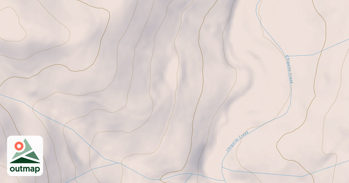 Map of CHIQUITO CYN F SPUR T1