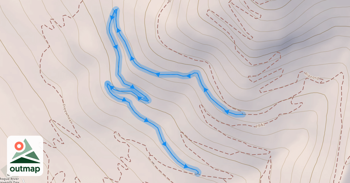 Map of Pay Dirt Trail