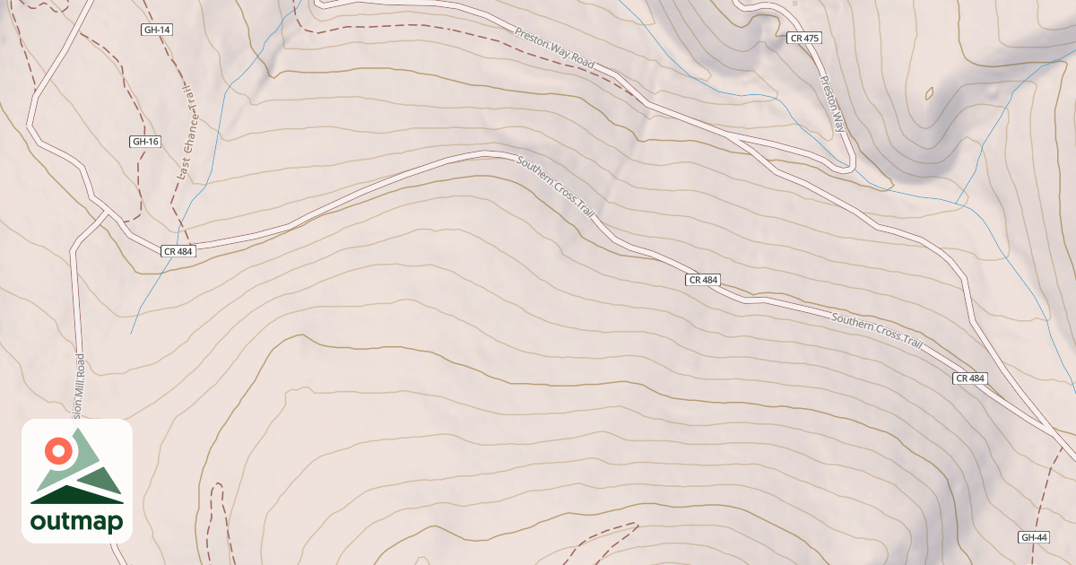 Map of DRAW ROAD