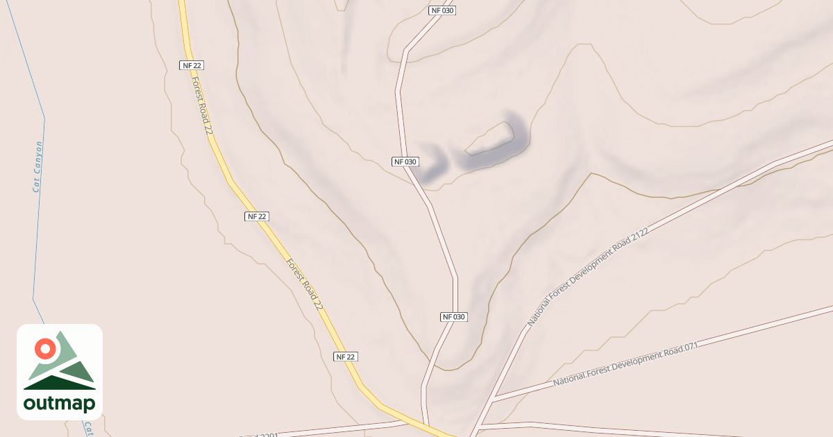 Map of USFS National Forest System Roads {1F64CF54-F997-4960-9BA2-0834964DC415}