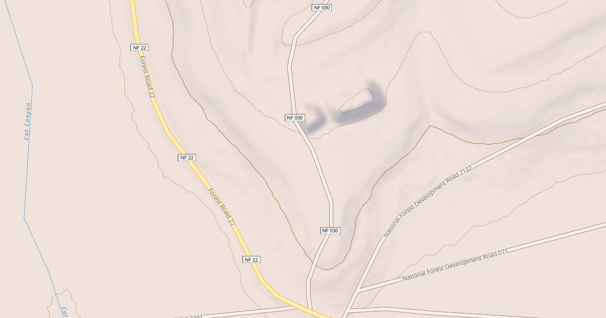 Map preview of USFS National Forest System Roads {1F64CF54-F997-4960-9BA2-0834964DC415}