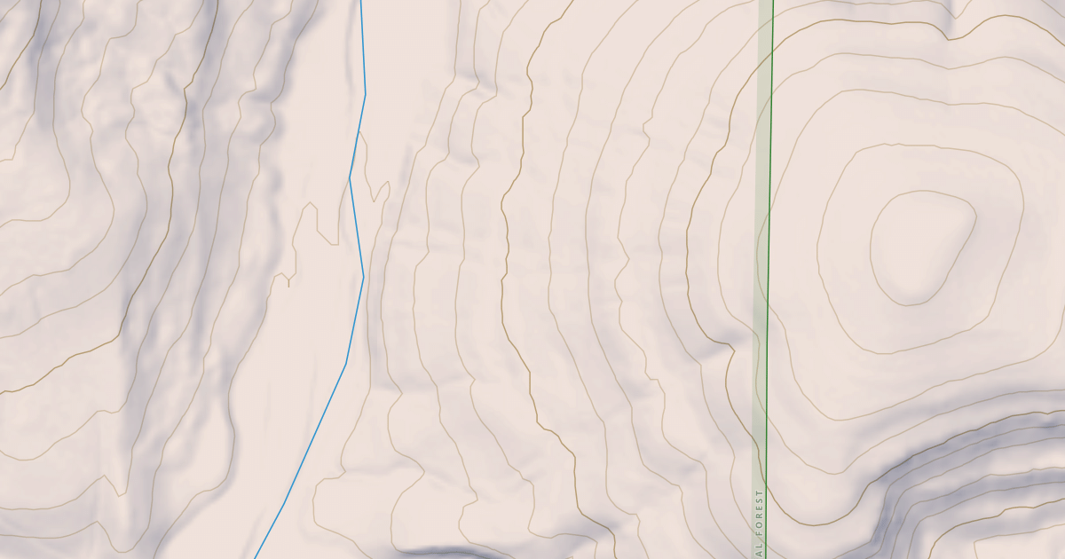 Map preview of USFS National Forest System Roads {3B0829C4-3D30-4E22-9446-4CDC15E54AE0}
