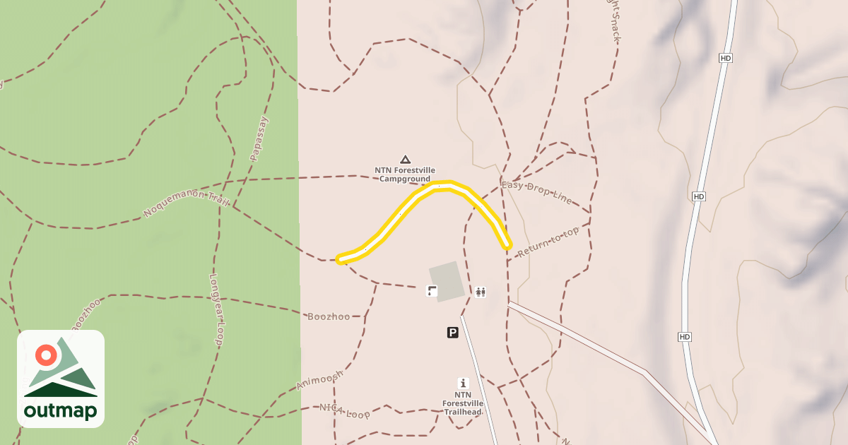 Map of Noquemanon Trail