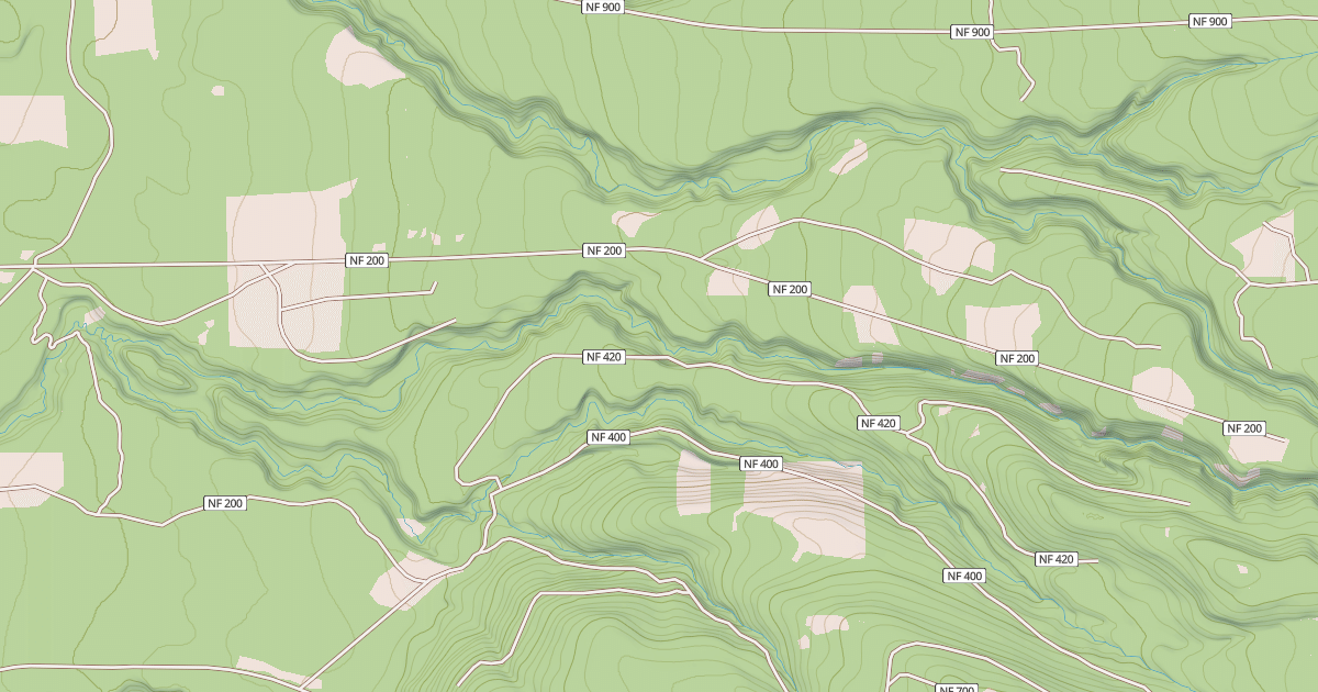 Map preview of USFS Motor Vehicle Use Map Roads {0113069D-D78D-4A02-8016-F3132F0353FA}