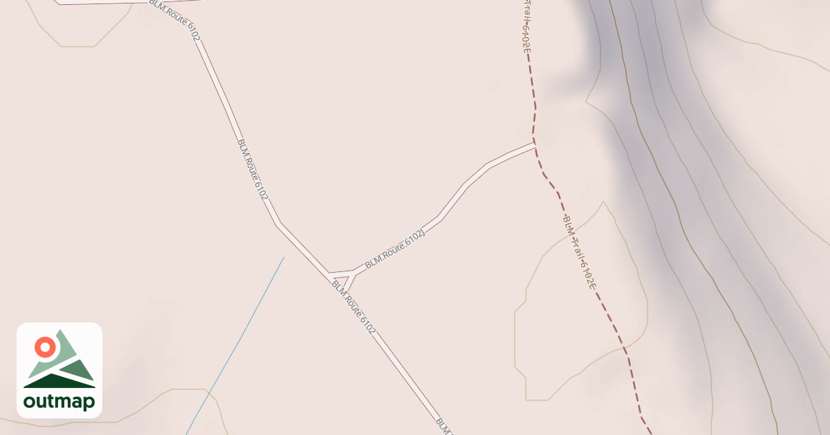 Map of BLM National GTLF Public Motorized Roads ef4ffe06-21e3-43e1-8e19-b42c780ea0e6