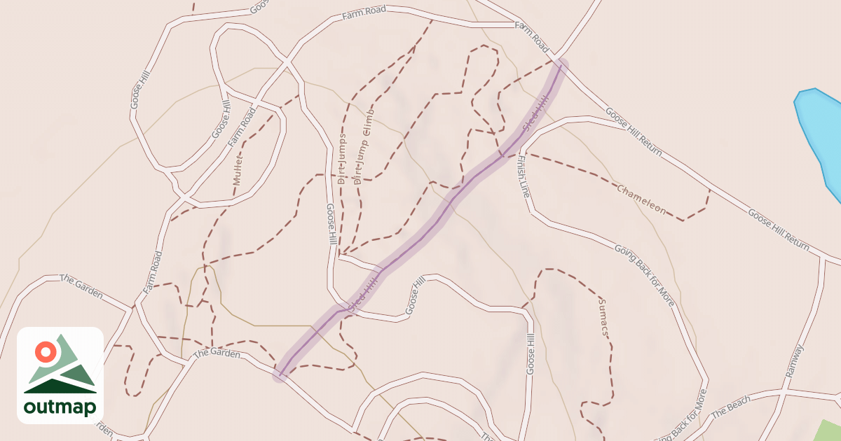 Map of Sled Hill