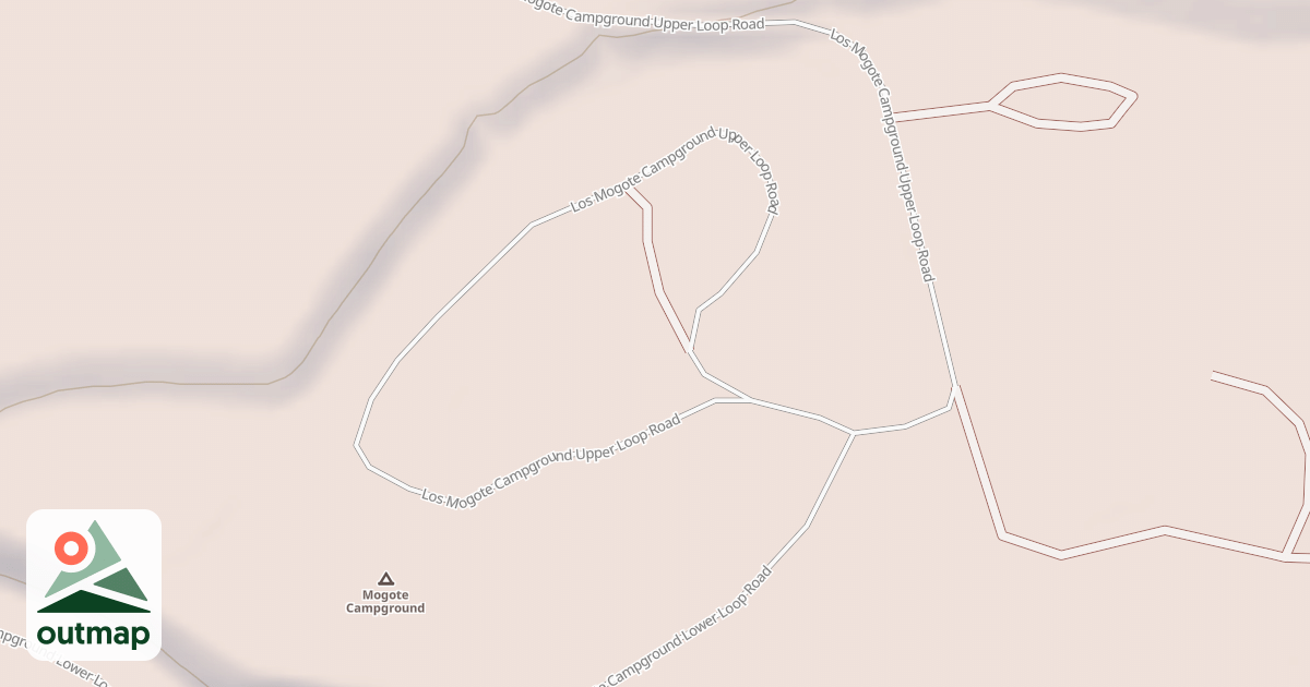 Map of LOS MOGOTE CG UPPER LOOP