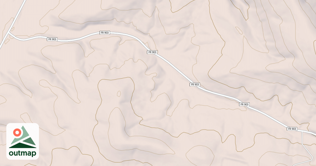 Map of OUACHITA CEDAR