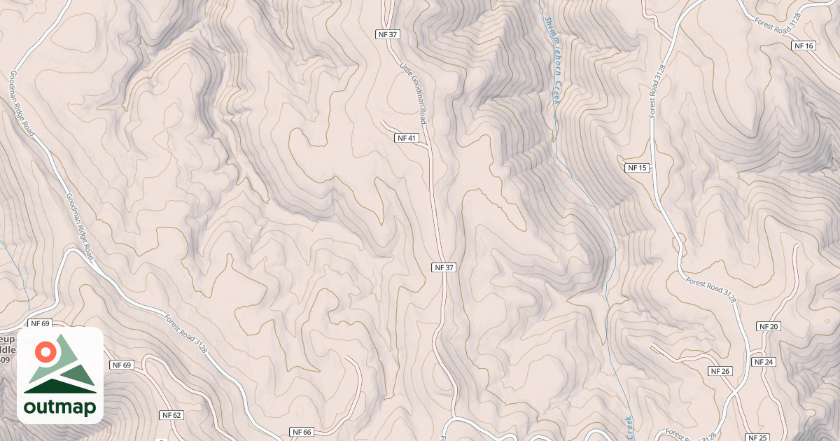 Map of LITTLE GOODMAN