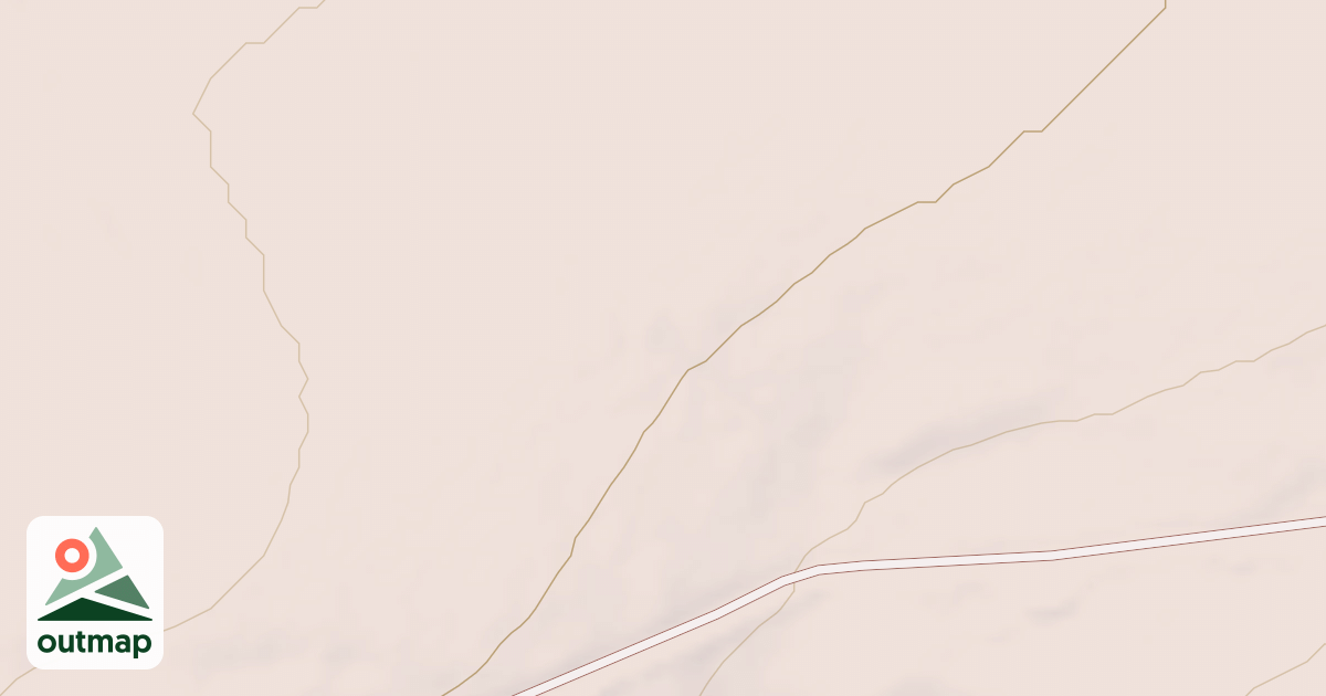 Map of BUTTES SPUR