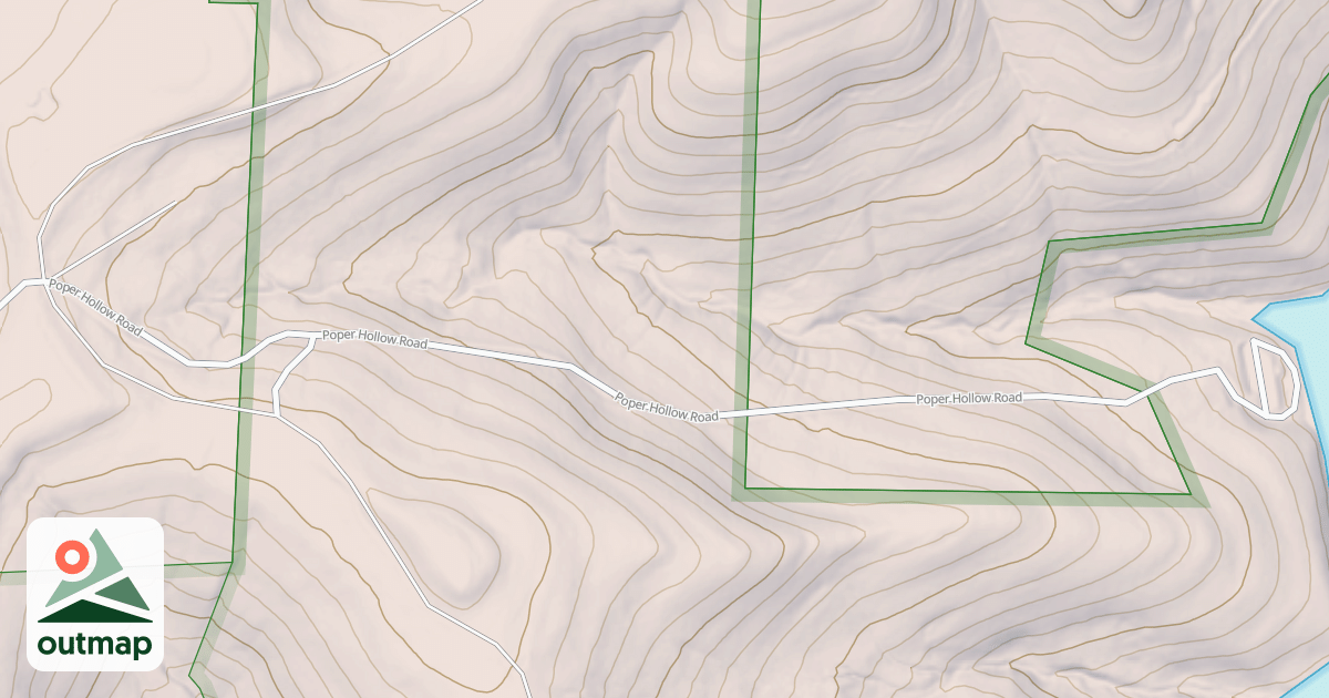 Map of ROPER HOLLOW