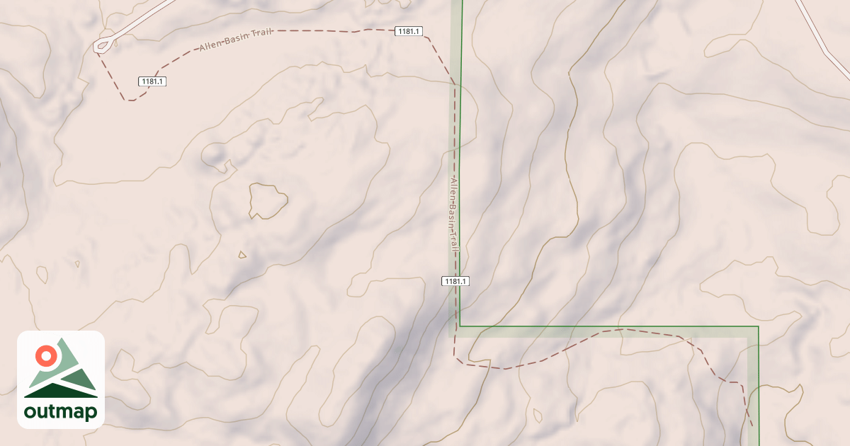 Map of USFS Motor Vehicle Use Map Trails 20122