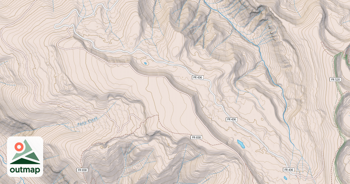 Map of HILLSIDE DRIVE