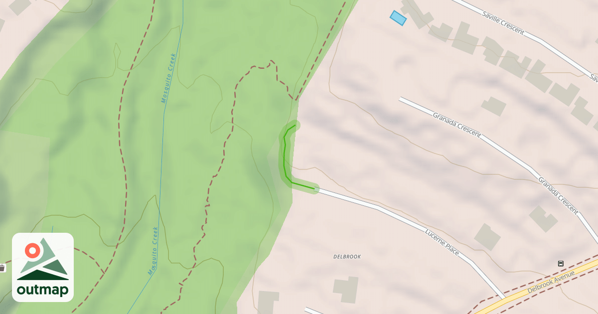 Map of Lucerne Trail