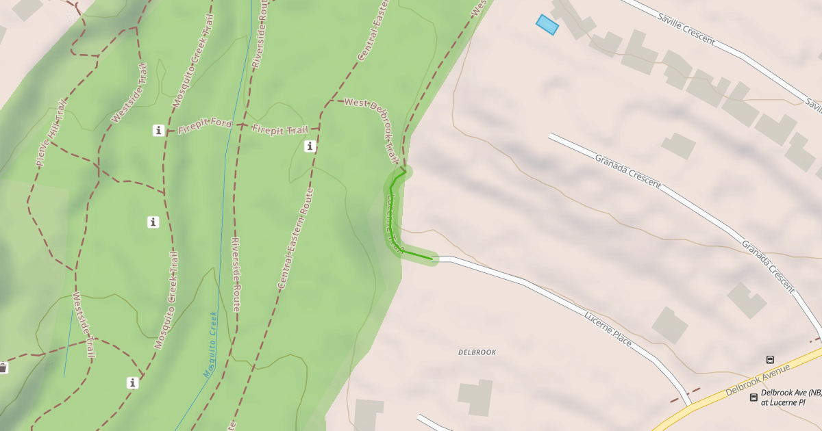 Map preview of Lucerne Trail