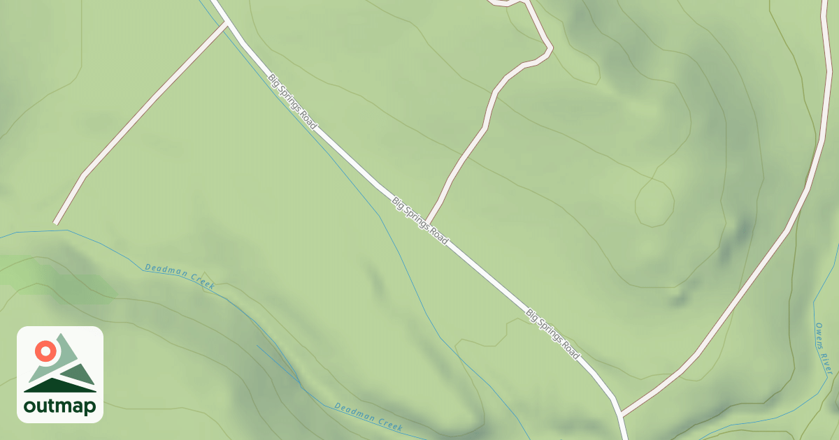 Map of A-Sawmill Cutoff Sm