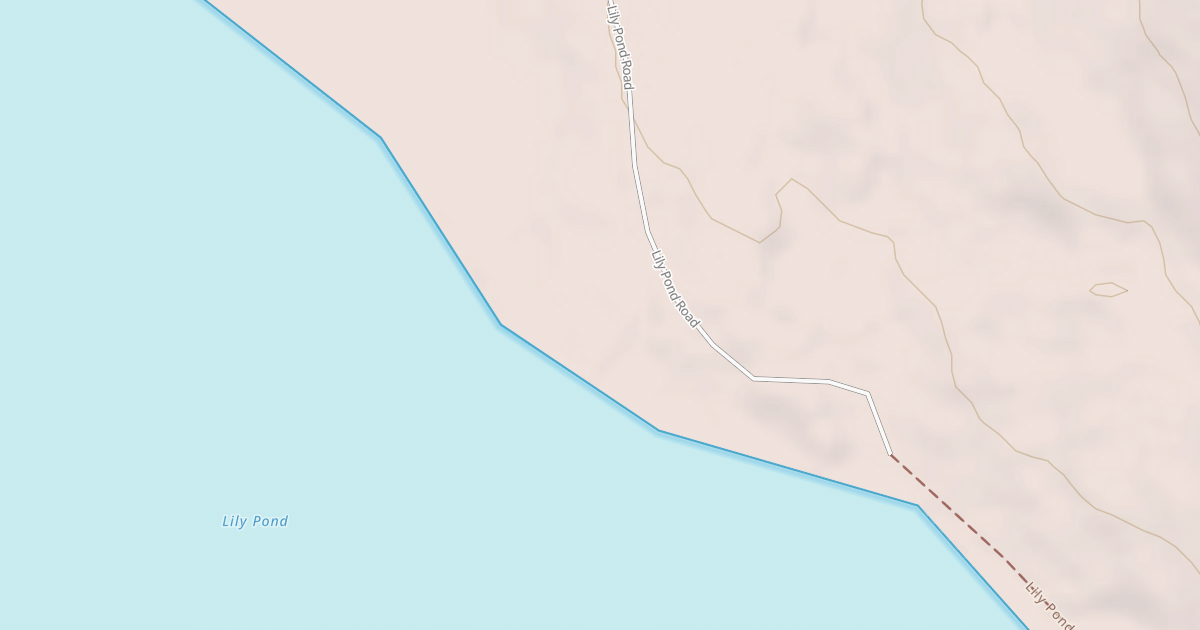 Map preview of Lily Pond Trail Spur To Water Access
