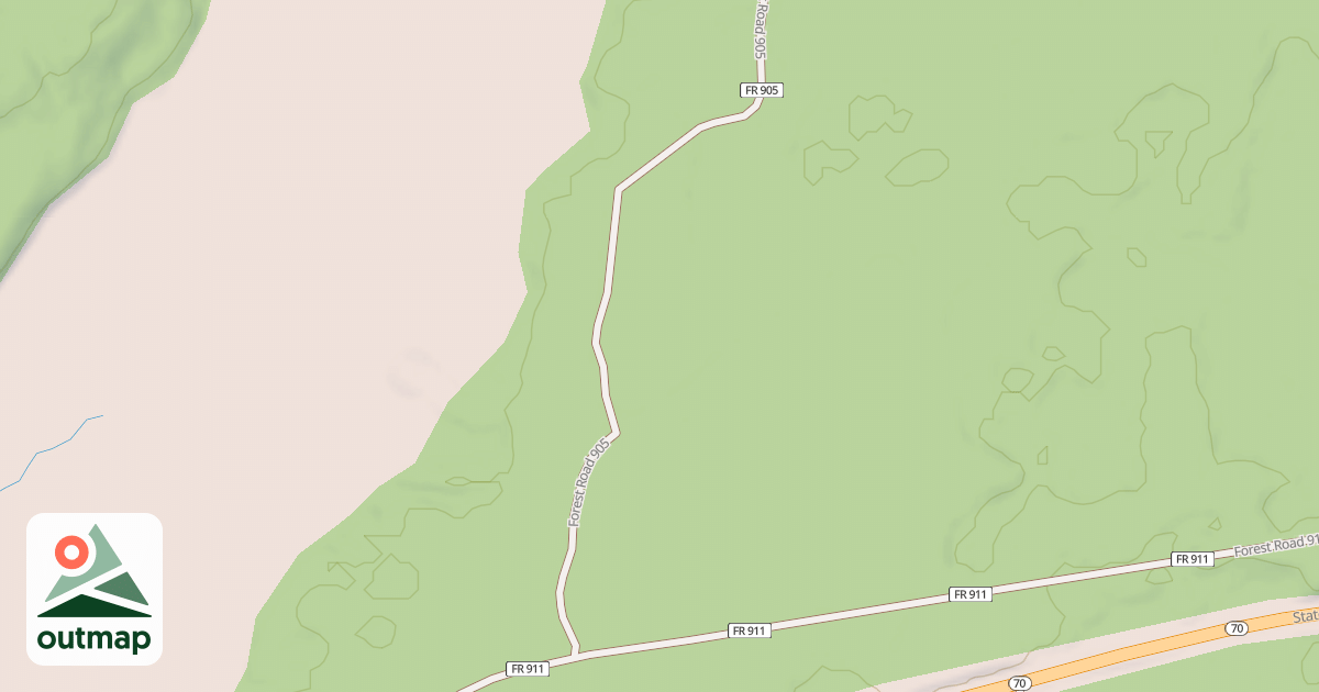 Map of FR 905