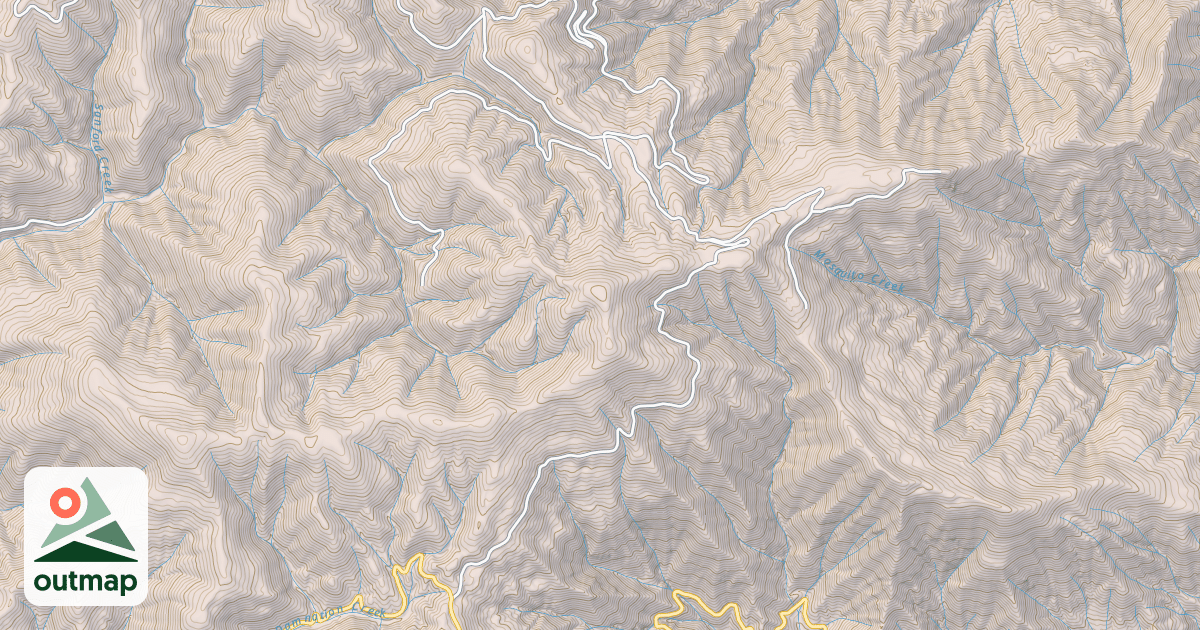 Map of CRESTLINE/DAMN SLATE