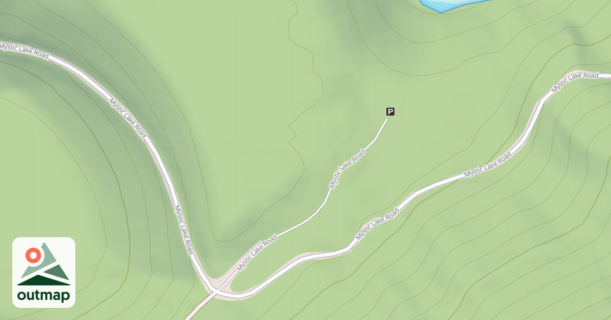 Map of MYSTIC LAKE