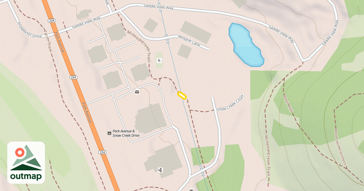 Map of McLeod Creek Trail