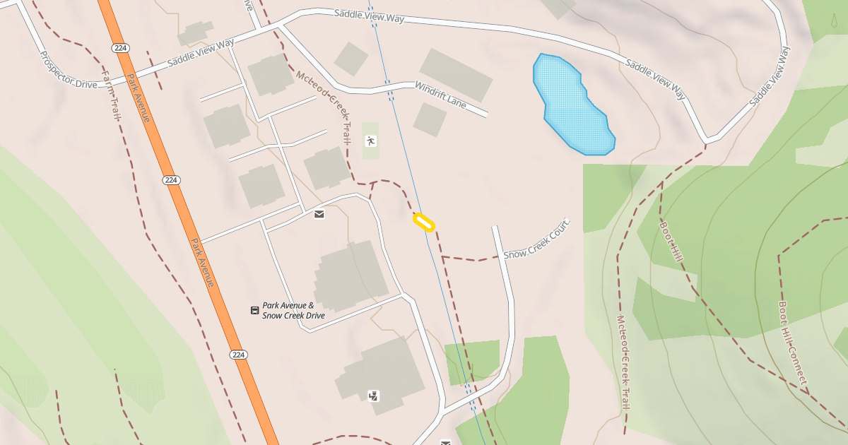 Map preview of McLeod Creek Trail