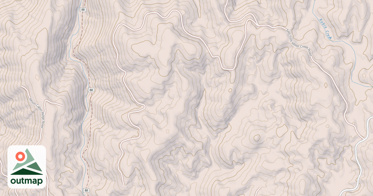 Map of E FK MILLER CR SPUR A