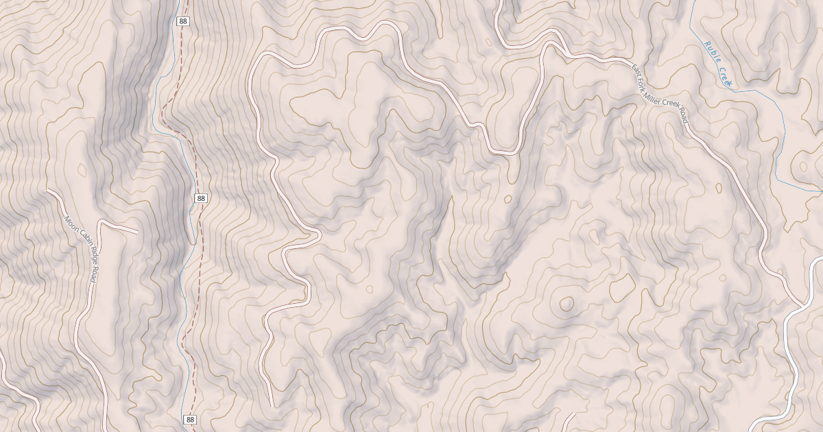 Map preview of E FK MILLER CR SPUR A