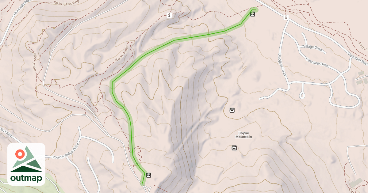 Map of Griece's Way