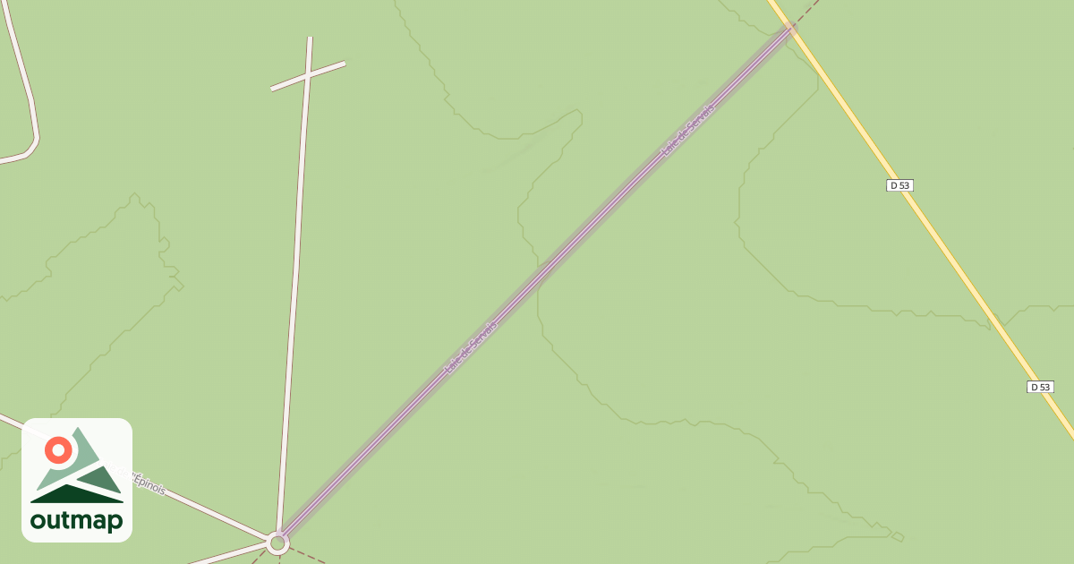 Map of Laie de Servais