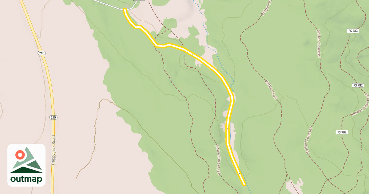 Map of Meadow Trail