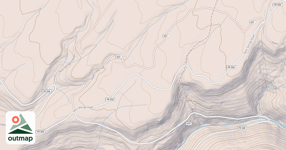 Map of Aspen Loop