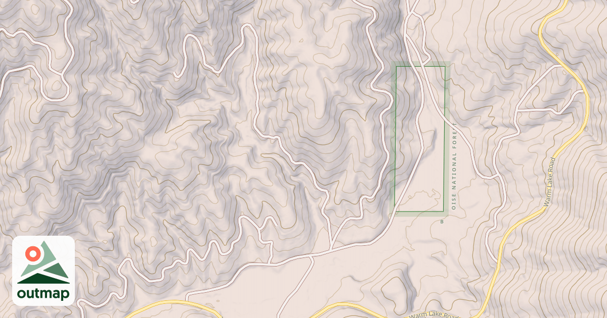 Map of GOLD FORK MEADOW