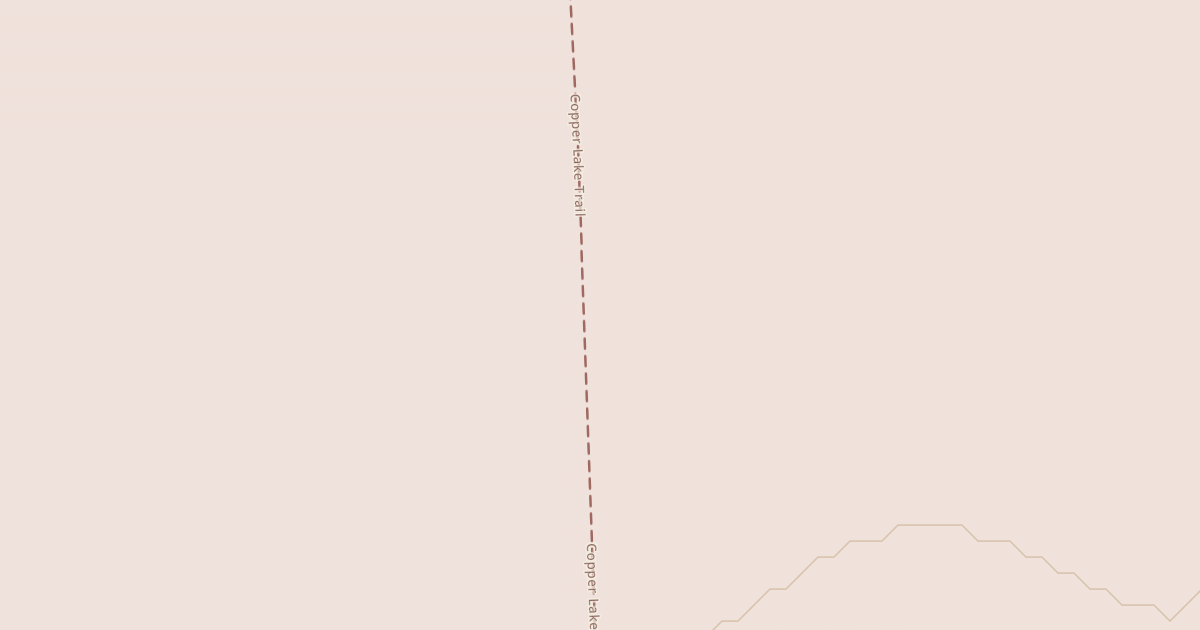 Map preview of Copper Lake Trail