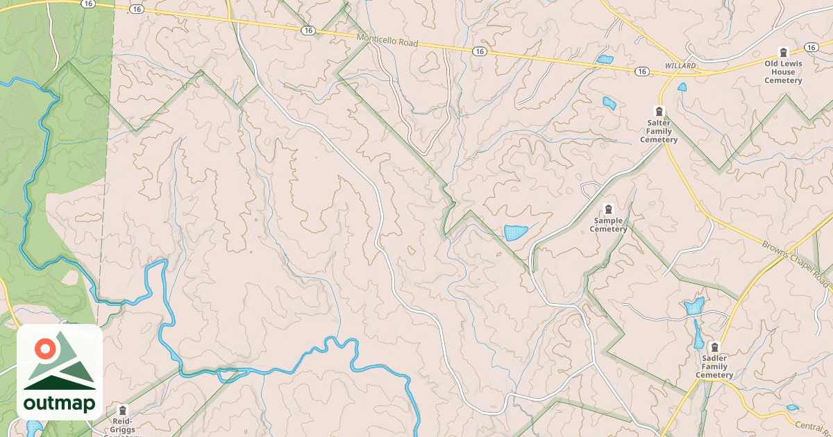 Map of BEAVER DAM