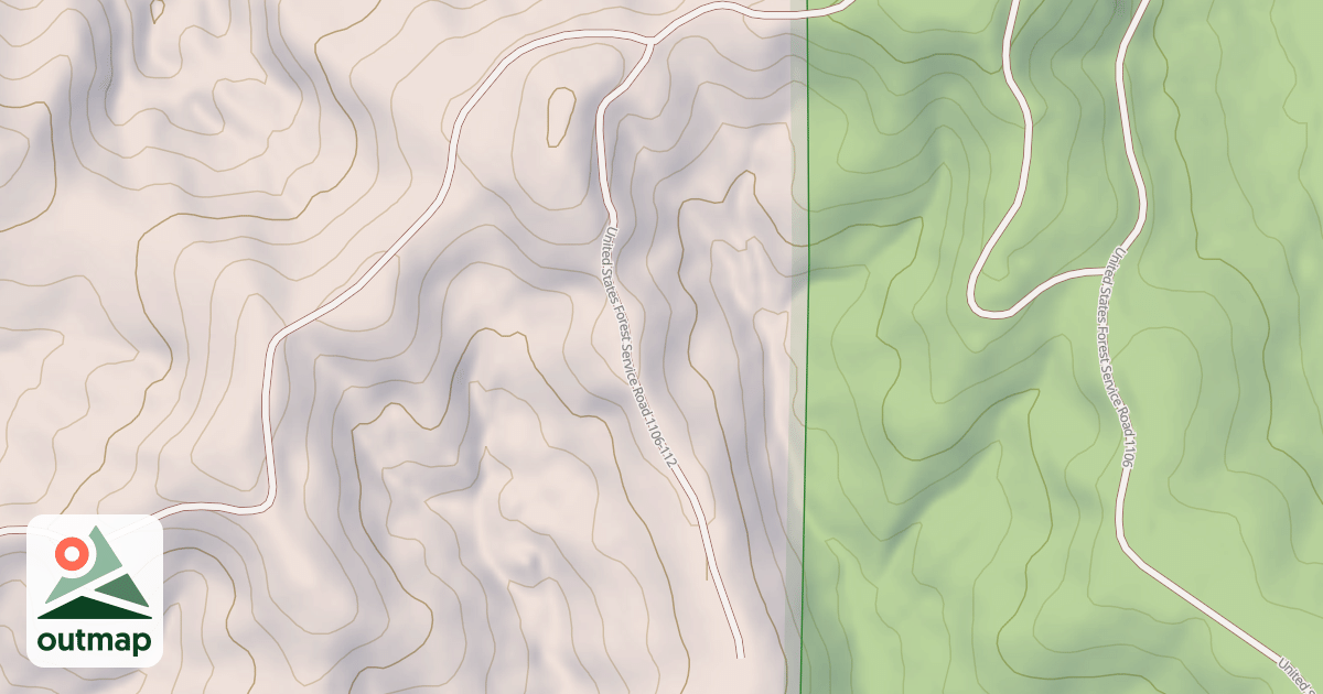 Map of USFS Motor Vehicle Use Map Roads {D438B1AA-B252-451F-B516-00ED5796FBB6}