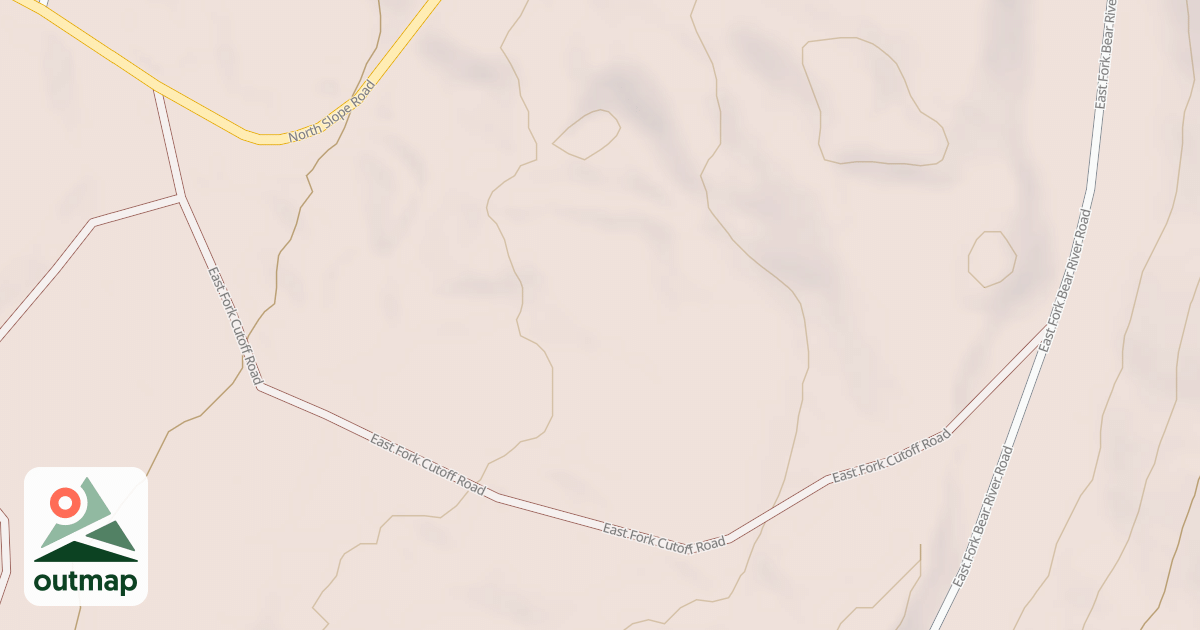 Map of EAST FORK CUTOFF