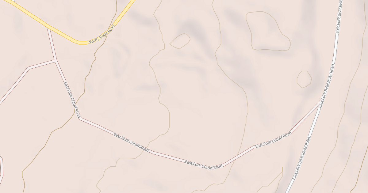 Map preview of EAST FORK CUTOFF