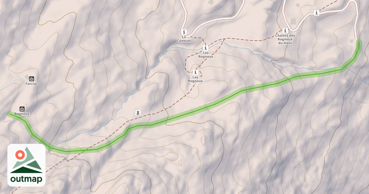 Map of Bonne Combe