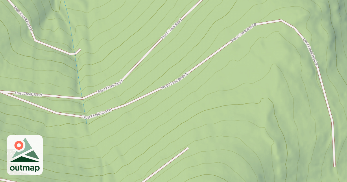 Map of FROST CREEK B
