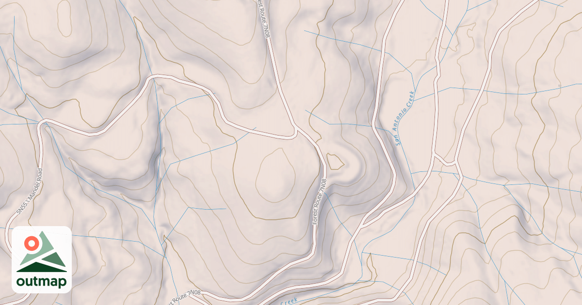 Map of USFS National Forest System Roads {8EF9E3D3-10C9-4F4A-AF12-BEEBFC4944D6}