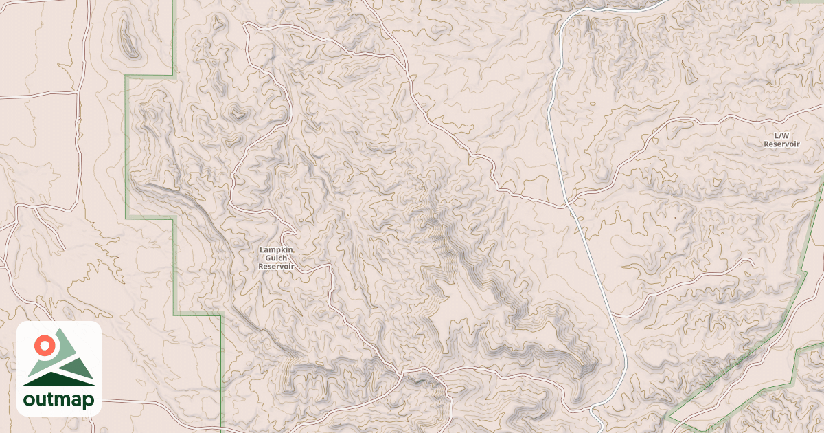 Map of LAMPKIN GULCH